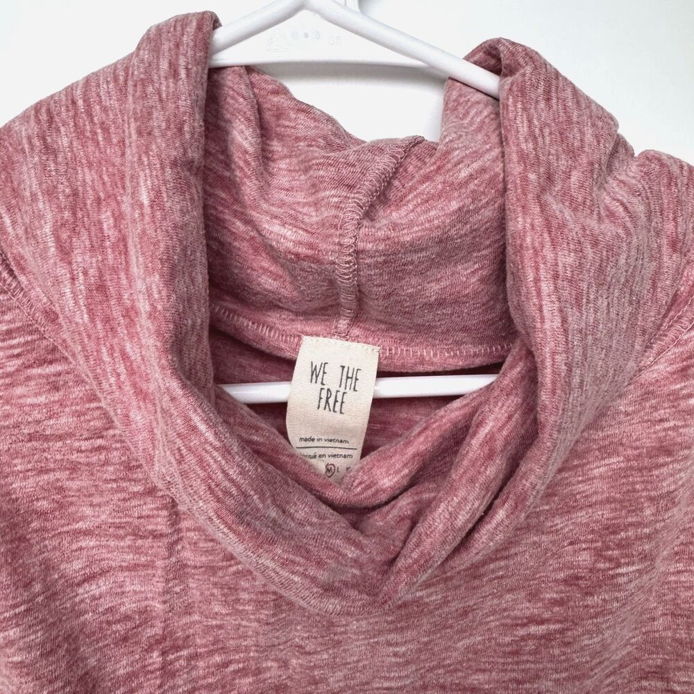 We The Free Free People Summer Thing Cowl Neck Tank Womens Medium Red Heathered